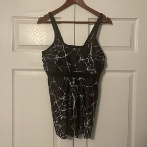 Marble Print Swimsuit